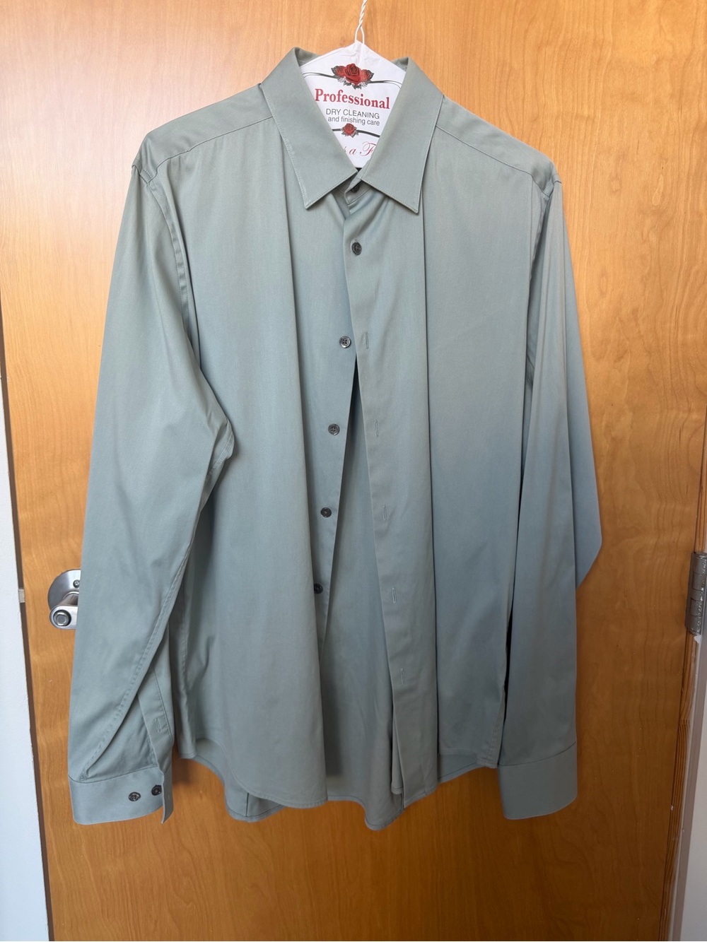Theory Men's Sage Green Lightweight Shirt Jacket